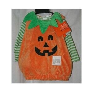 New Hyde And Eek Plush Pumpkin Costume Size Unisex 12-18 Months